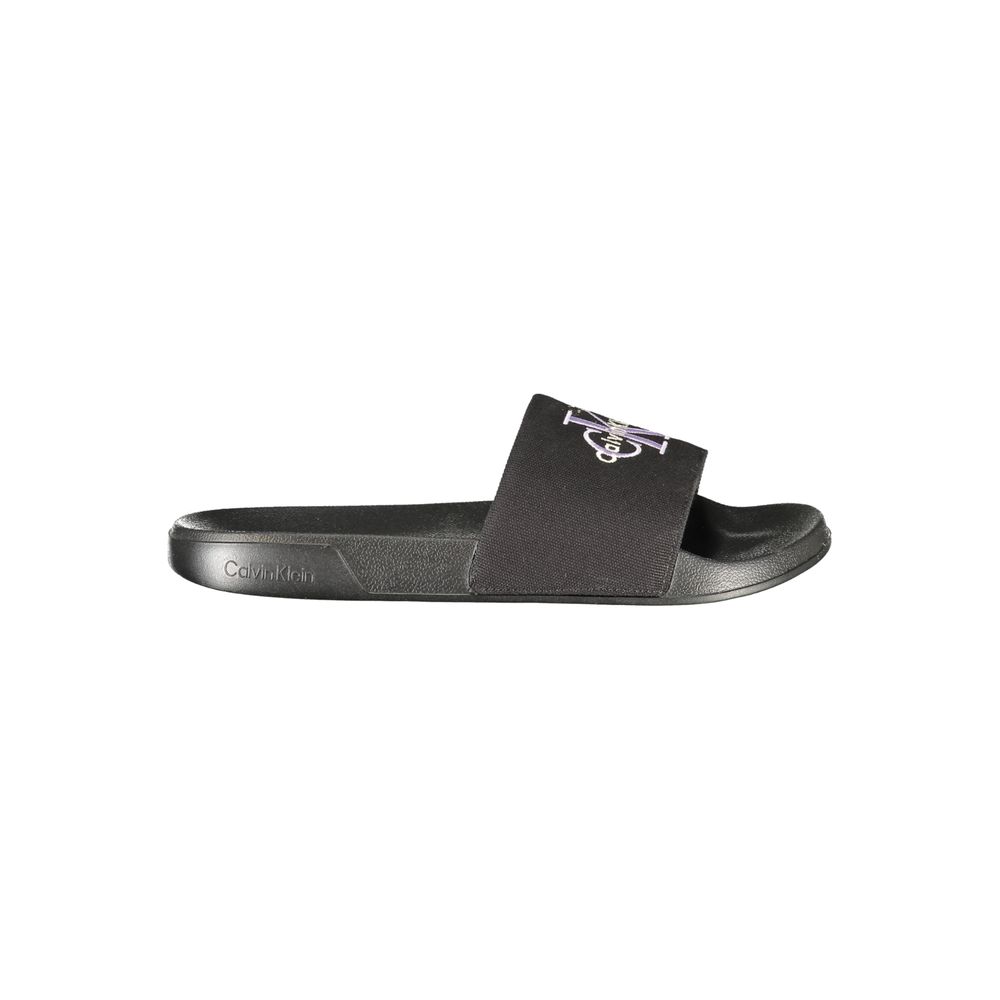 Calvin Klein Nero Polyurethan Damen Ciabatta