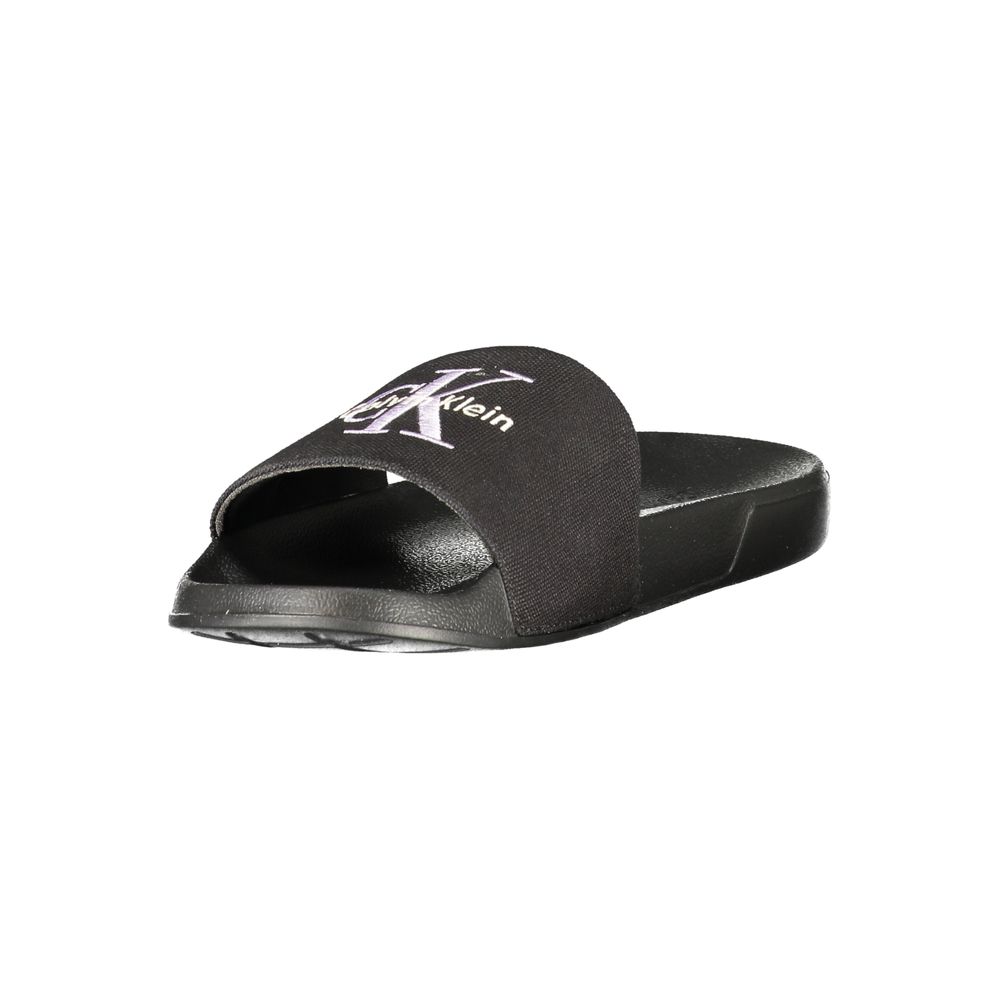 Calvin Klein Nero Polyurethan Damen Ciabatta