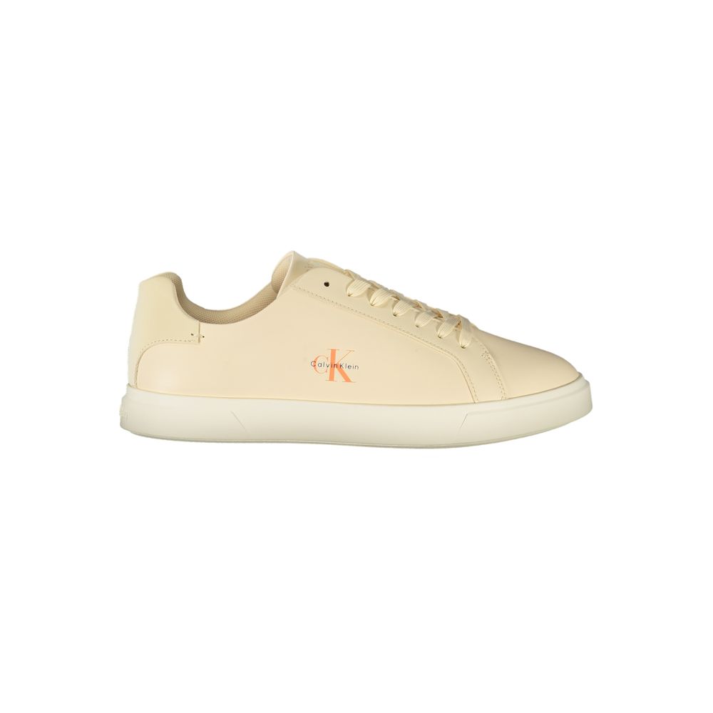 Calvin Klein Damen-Sneaker aus beigem Polyurethan