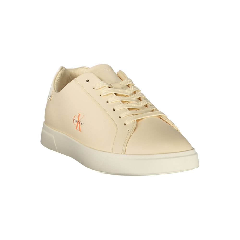 Calvin Klein Damen-Sneaker aus beigem Polyurethan