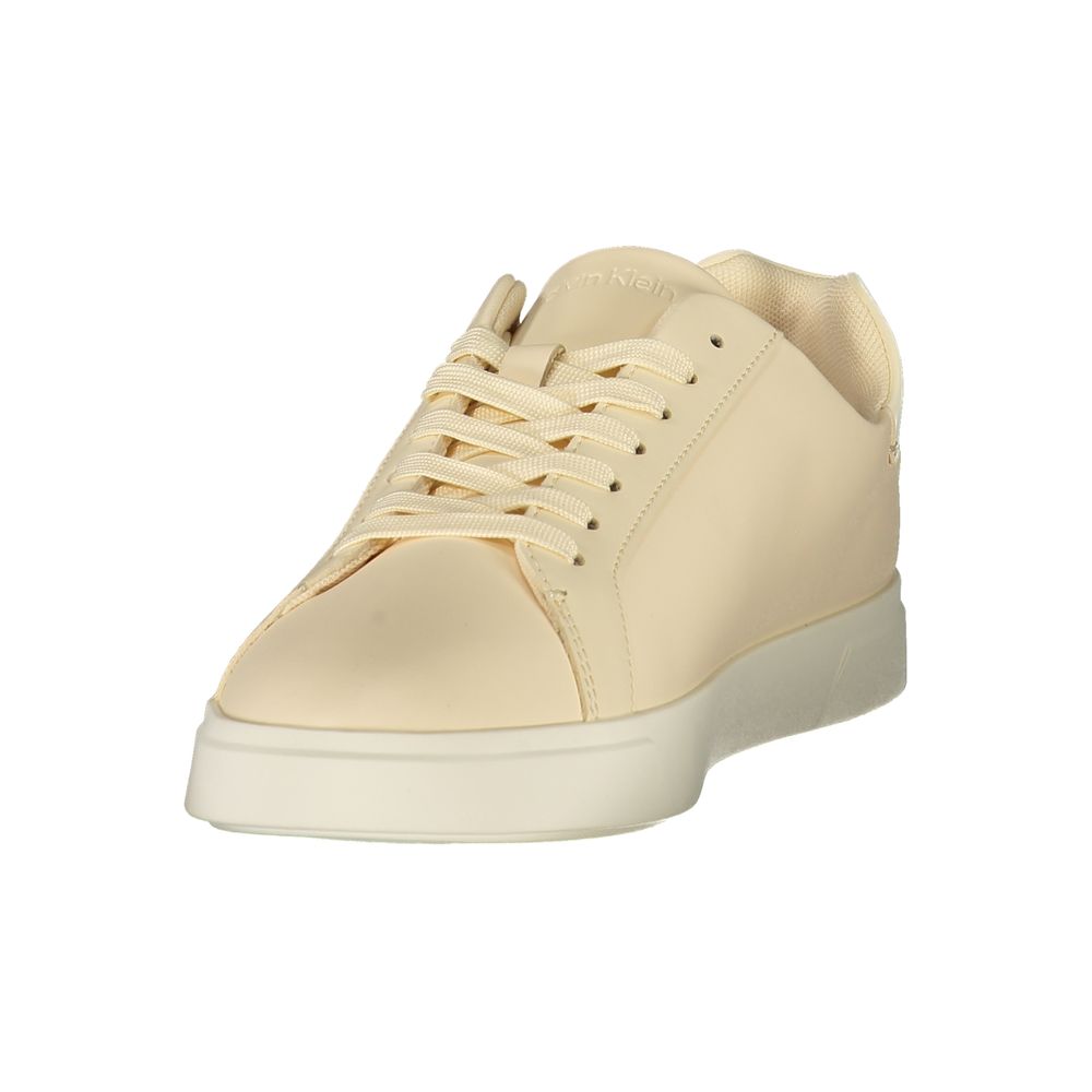 Calvin Klein Damen-Sneaker aus beigem Polyurethan