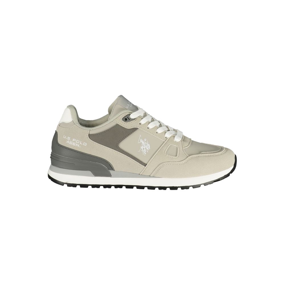 U.S. POLO ASSN. Grauer Herren-Sneaker aus Polyurethan