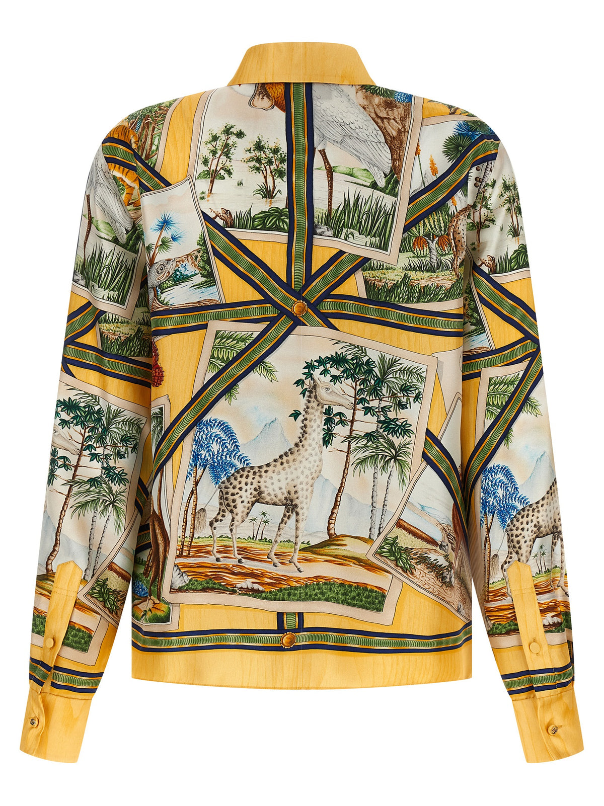 Gucci Mehrfarbige Seidenbluse
