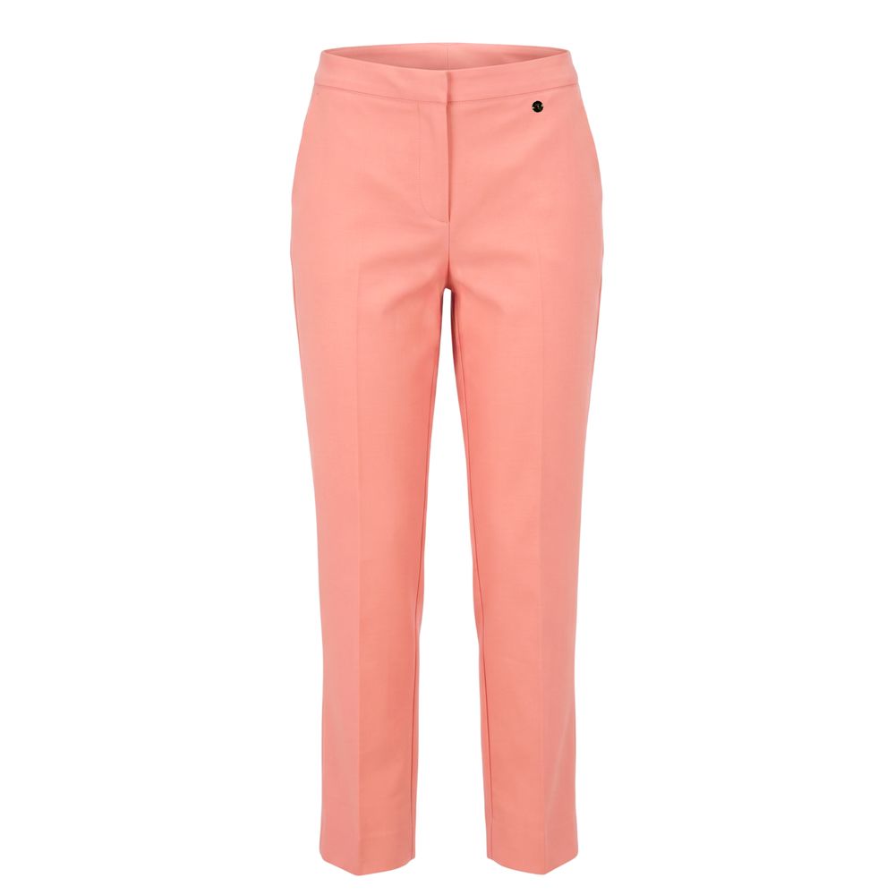 Trussardi Jeans Pinke Baumwollhose für Damen