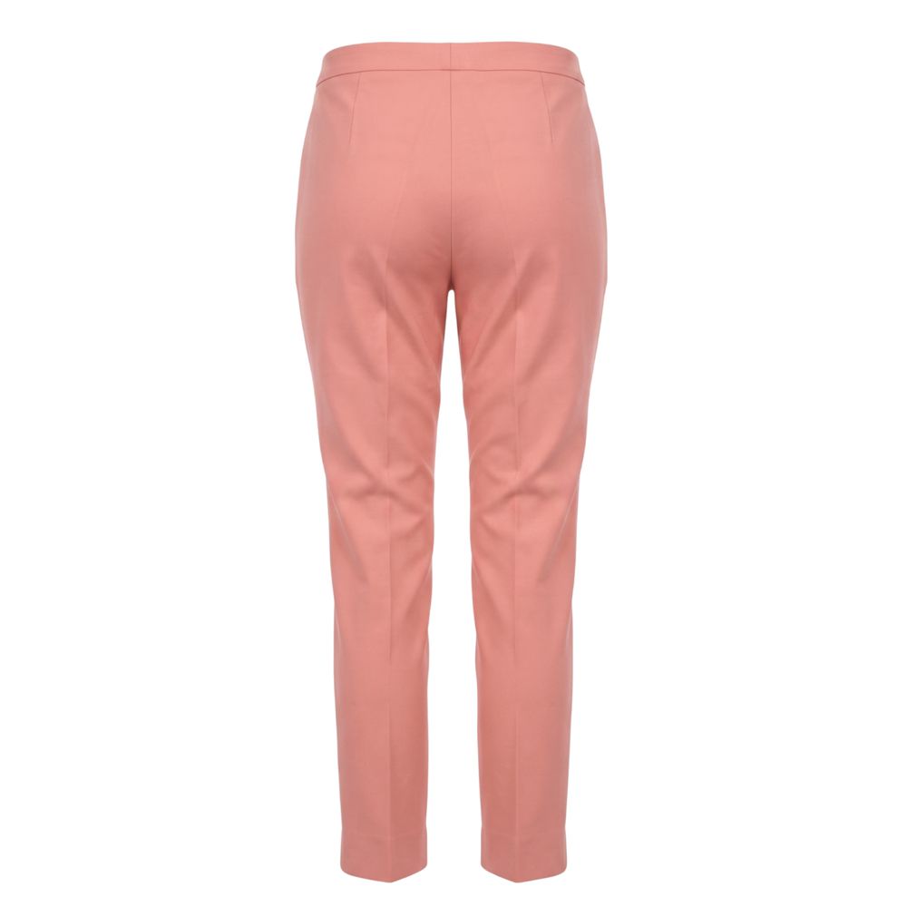 Trussardi Jeans Pinke Baumwollhose für Damen