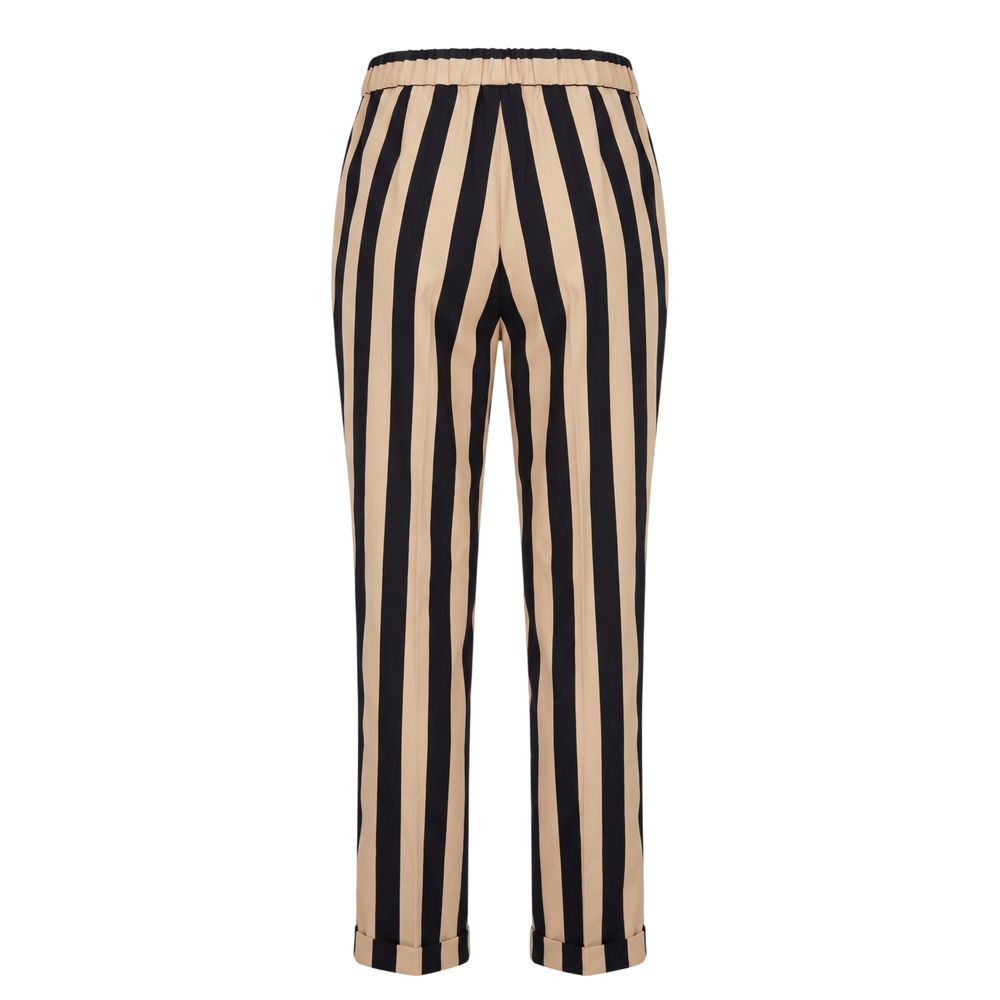 Trussardi Jeans Schwarze Damen-Hose aus Viskose