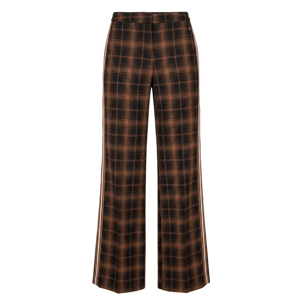 Trussardi Jeans Schwarze Polyesterhose für Damen
