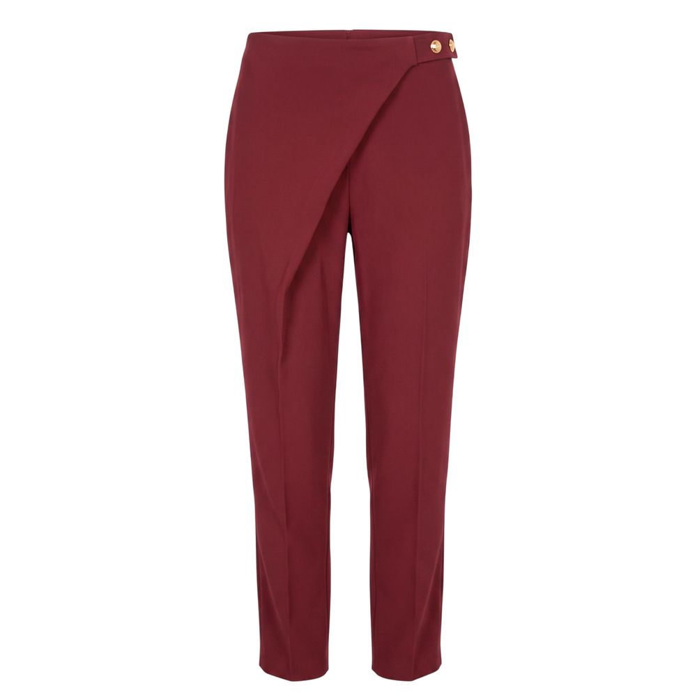Trussardi Jeans Rote Damen Hose aus Polyester