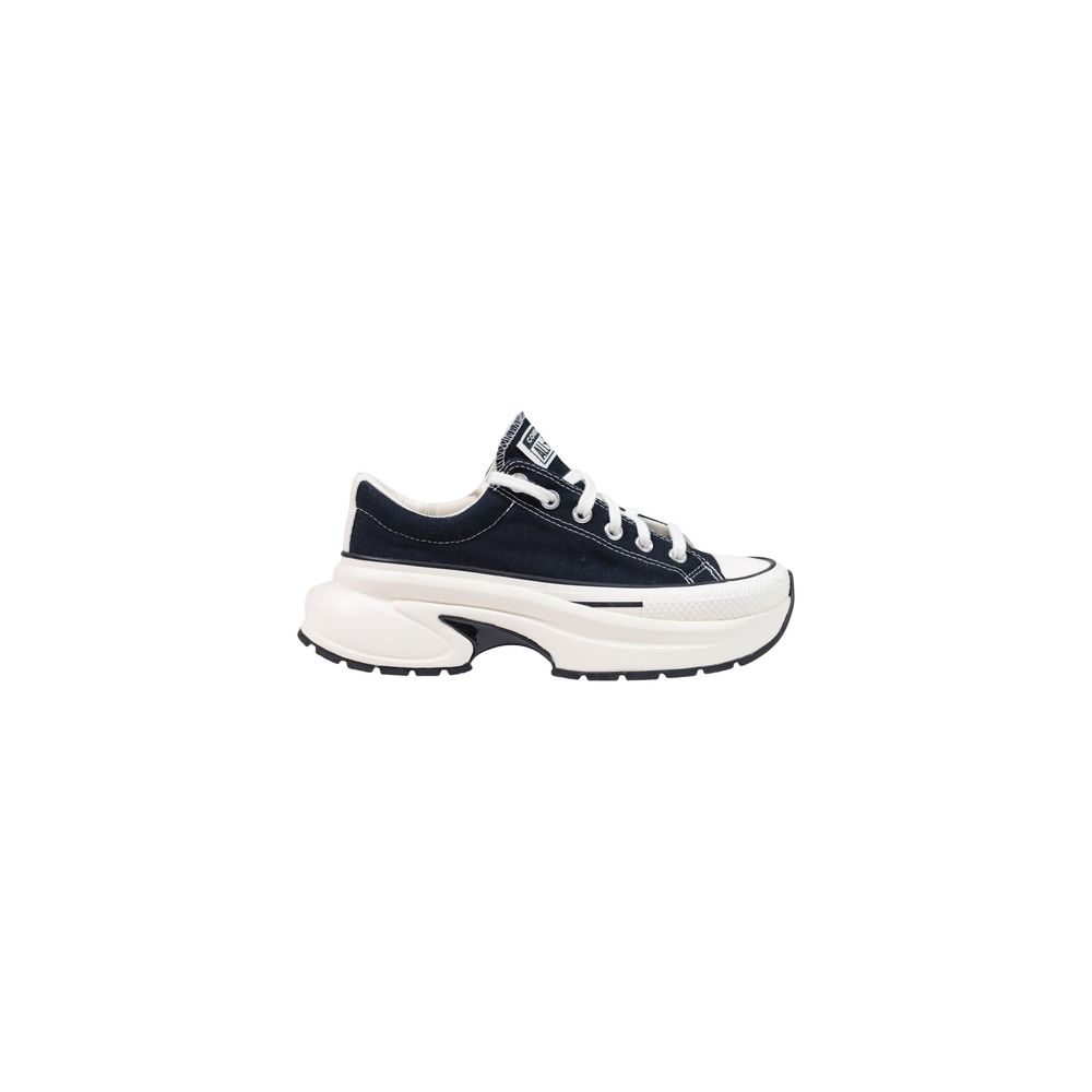 Converse Schwarze und weiße Textil-Sneaker mit klobiger Sohle