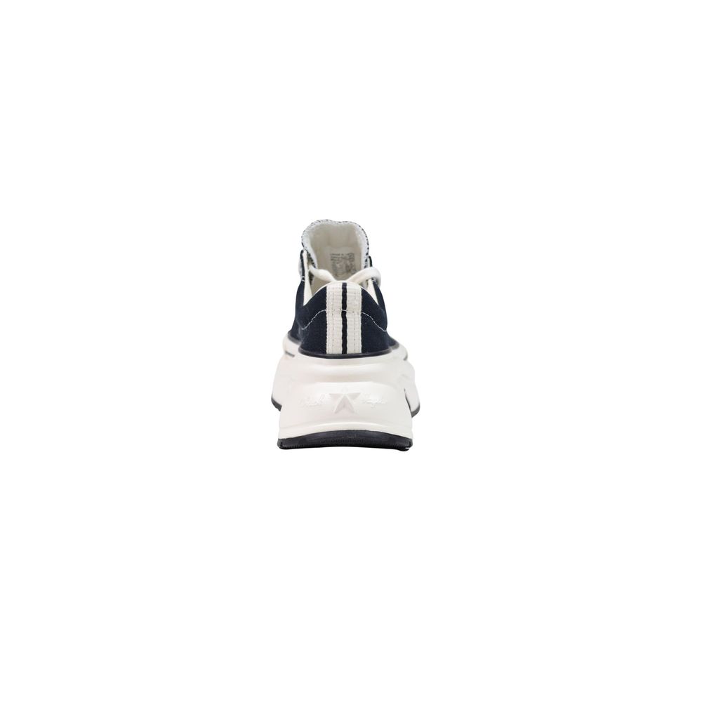 Converse Schwarze und weiße Textil-Sneaker mit klobiger Sohle