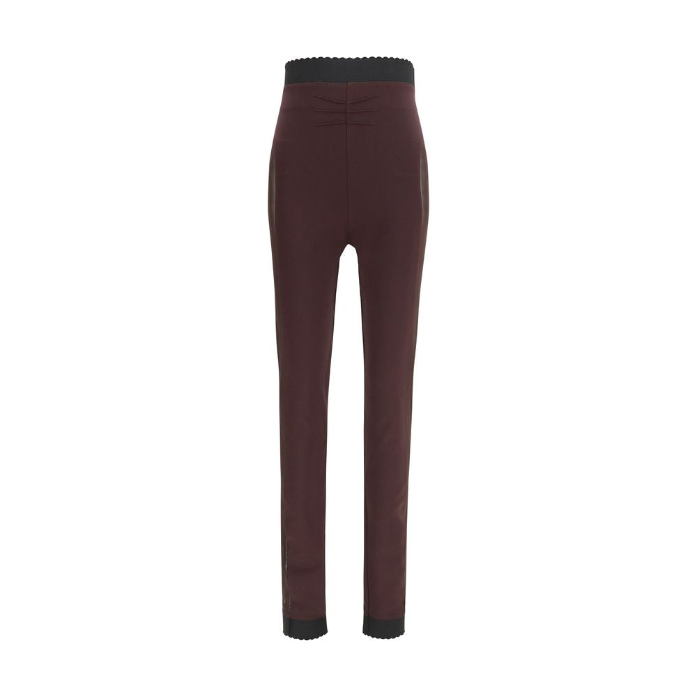 The Attico Lila Viskose Leggings
