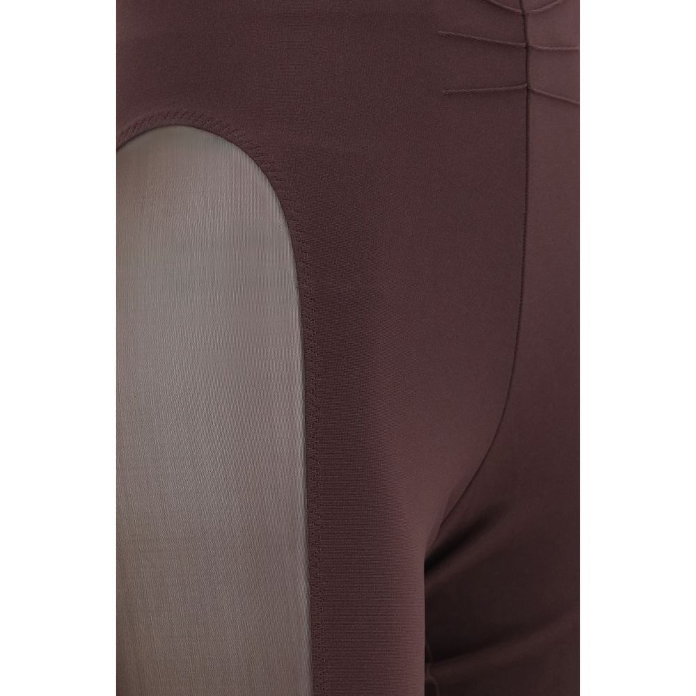The Attico Lila Viskose Leggings