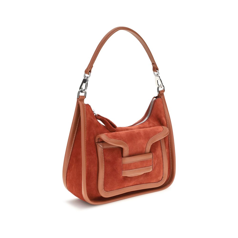 Pierre Hardy Braune Kalbsleder Bos Taurus Schultertasche