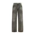 Ermanno Scervino Graue Jeans aus Baumwolle im Relaxed Fit
