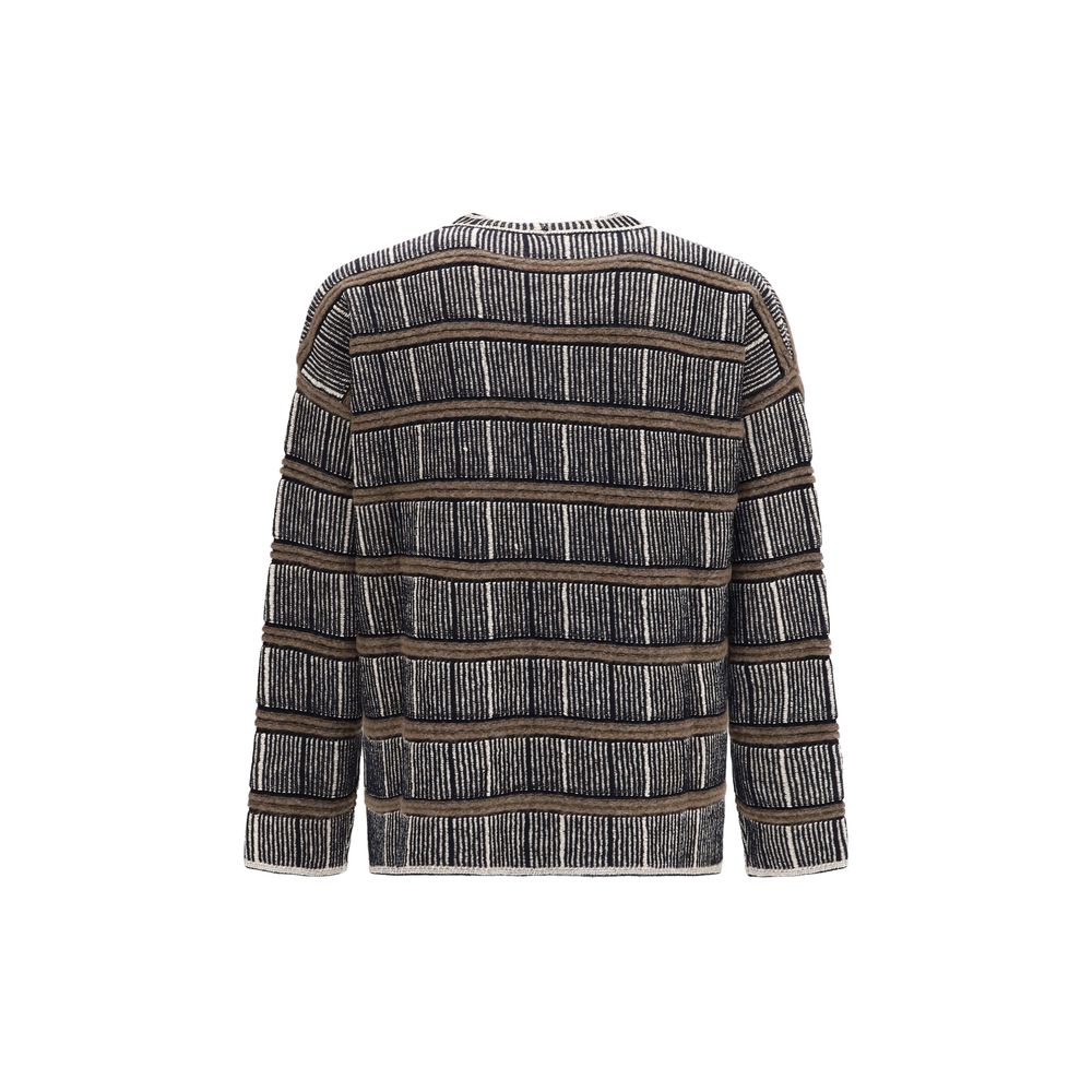 Giorgio Armani Blaues Seiden-Sweatshirt