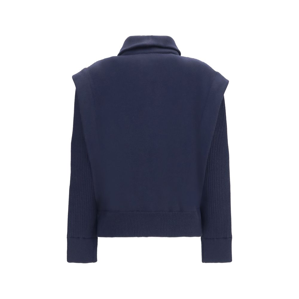 Giorgio Armani Blauer Woll-Oversize-Bomber