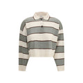 Brunello Cucinelli Mehrfarbiges Woll-T-Shirt Oves Aries