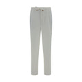 Brunello Cucinelli Weiße Leinen-Freizeithose