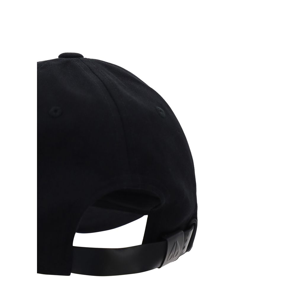 Moose Knuckles Schwarze Baumwollkappe (Baseball Cap)