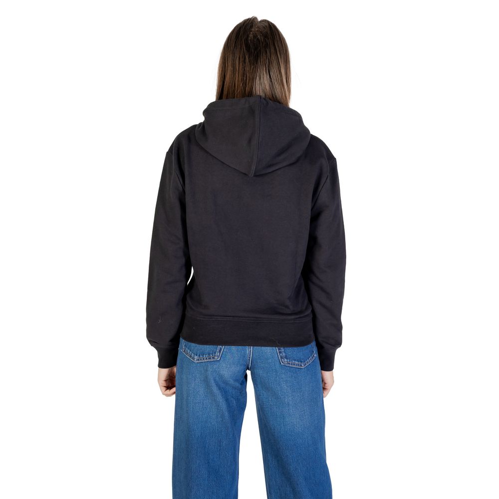 Calvin Klein Jeans Schwarzer Baumwoll-Hoodie