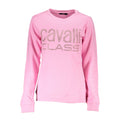 Cavalli Class Pink Cotton Womens Sweatshirt