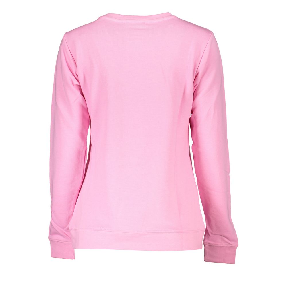 Cavalli Class Pink Cotton Womens Sweatshirt
