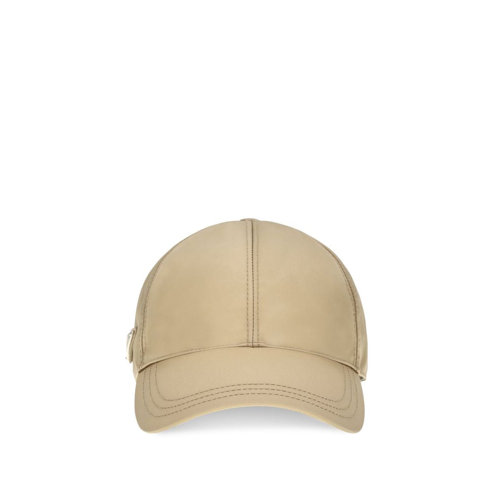 Prada Braune Polyamid-Kappe (Baseballkappe)