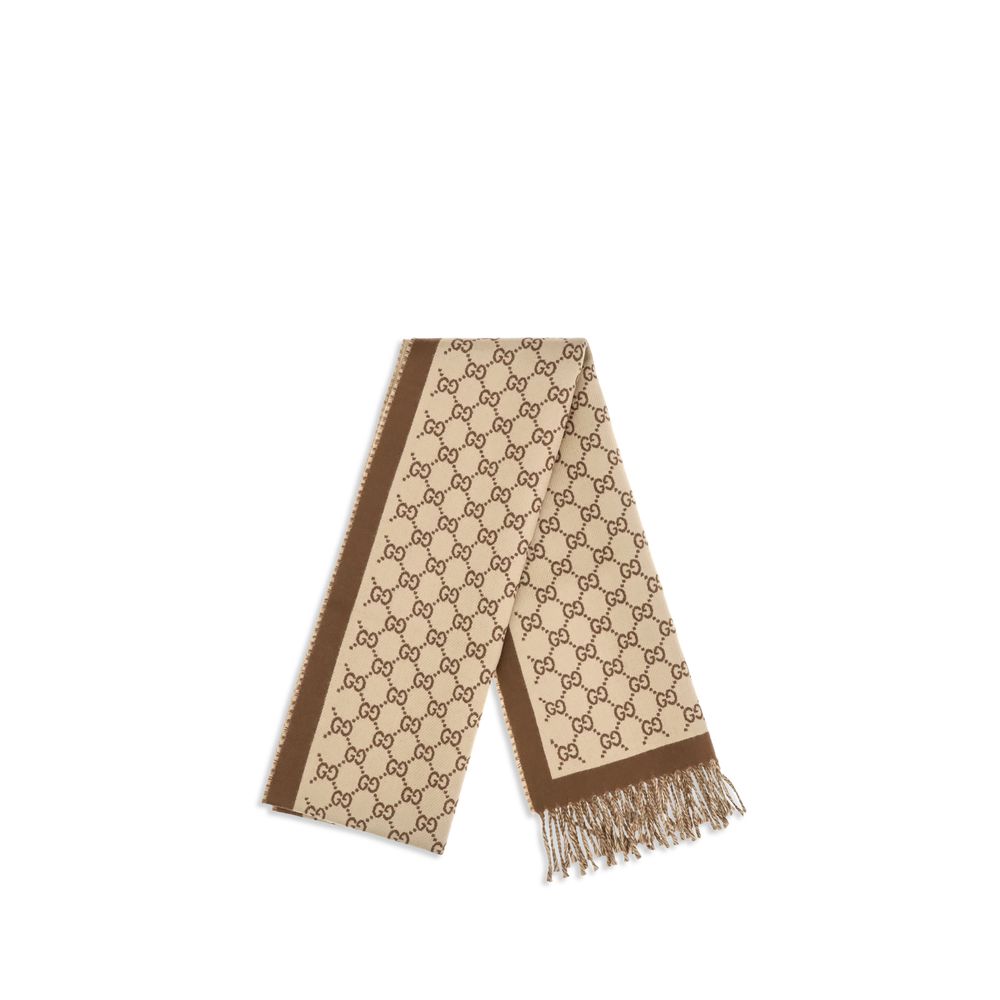 Gucci Beige Ovis Aries Wollschal