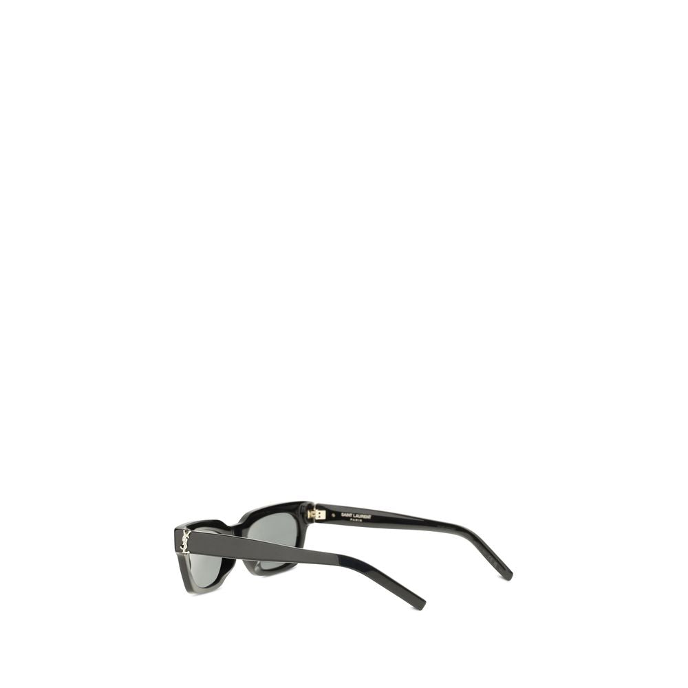 Saint Laurent Schwarze Sonnenbrille aus Acetat