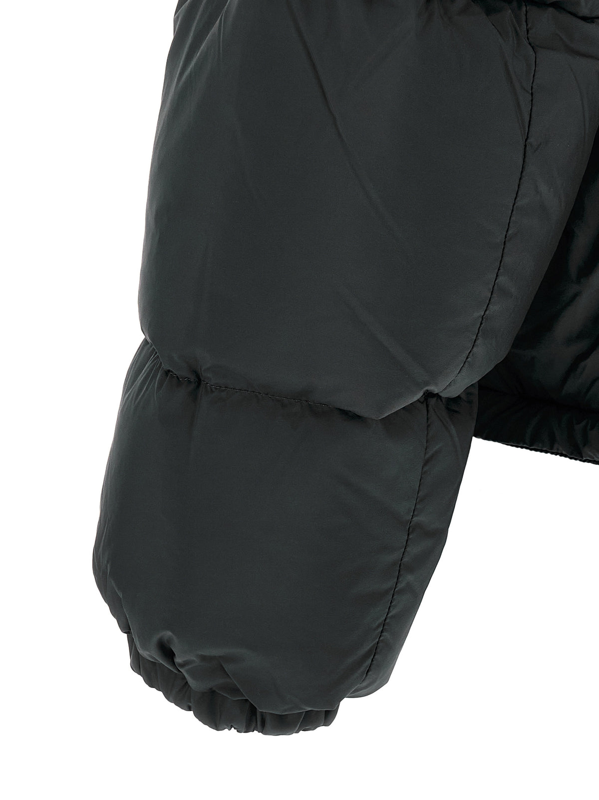 Canada Goose Schwarze Polyamid-Jacke in voller Länge