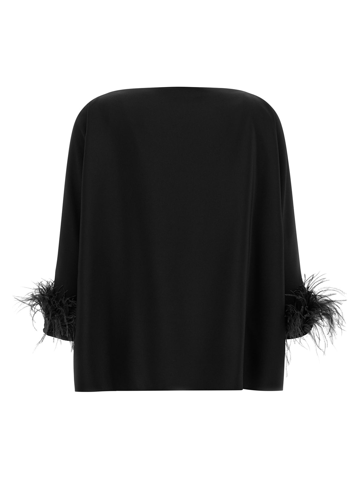 Gianluca Capannolo Schwarze Viskosebluse