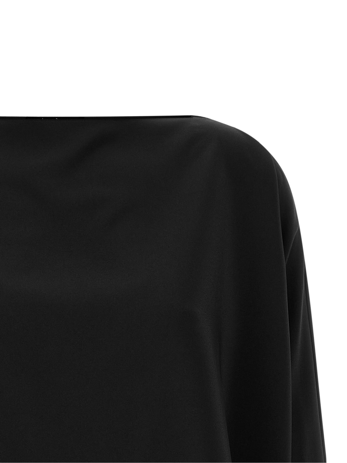 Gianluca Capannolo Schwarze Viskosebluse