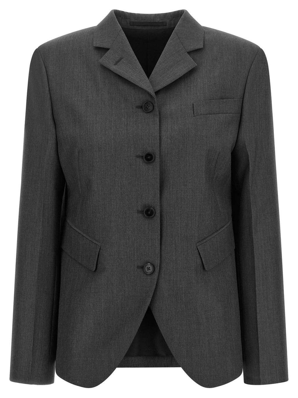 Jil Sander Grauer Wollblazer