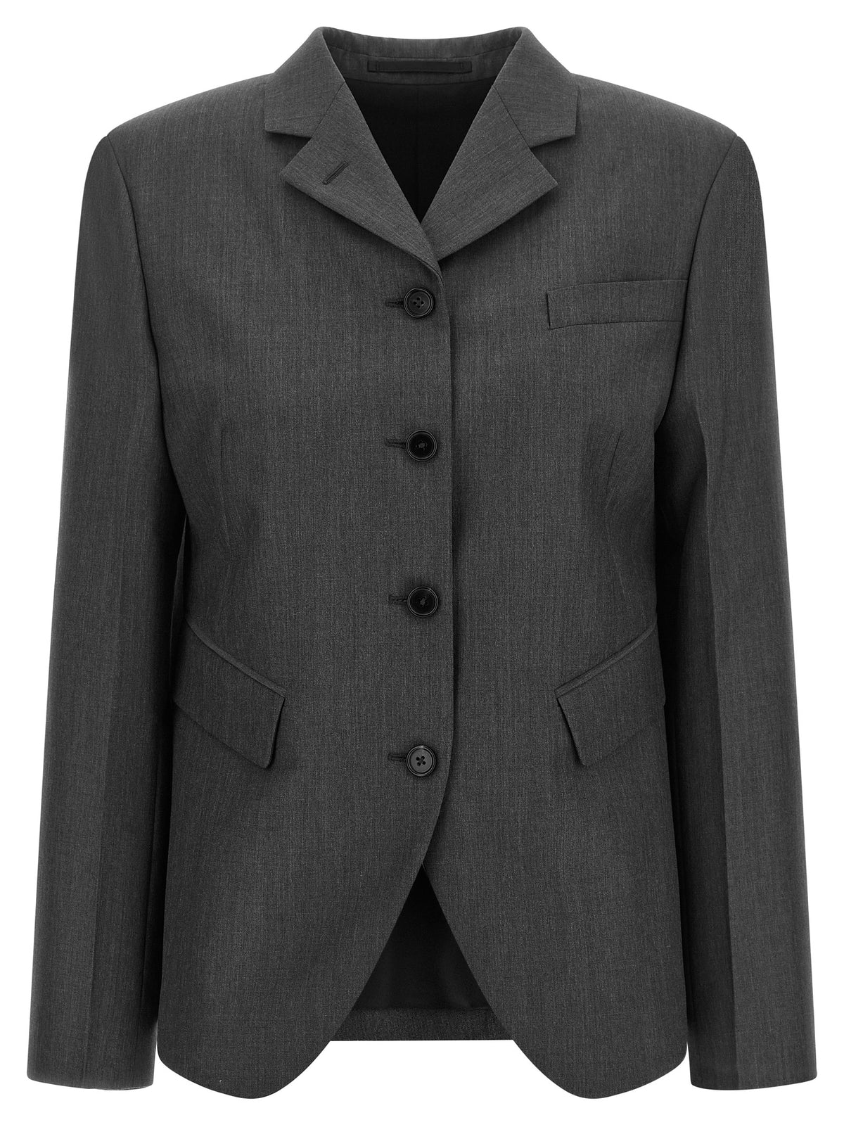 Jil Sander Grauer Wollblazer