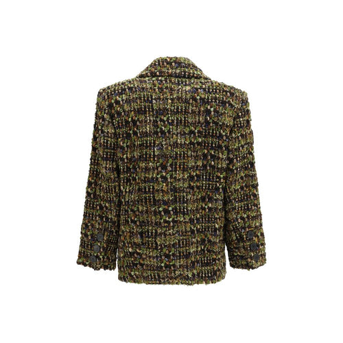 Saint Laurent Mehrfarbige Jacke aus Ovis Aries Wolle, durchgehend