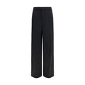 Saint Laurent Schwarze Wollhose Oves Aries