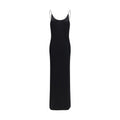 Saint Laurent Schwarzes Viskose-Freizeitkleid