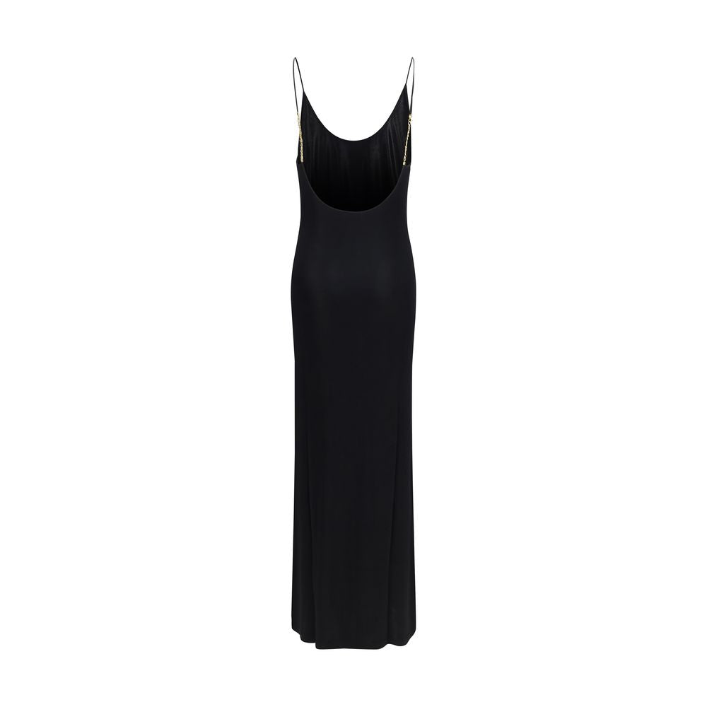 Saint Laurent Schwarzes Viskose-Freizeitkleid