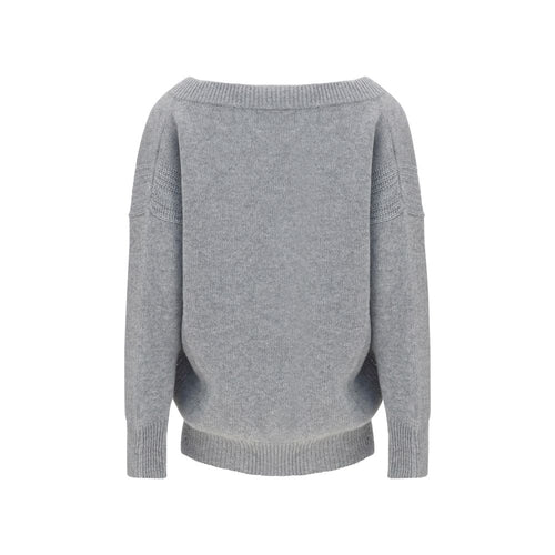 Ermanno Scervino Grauer Kaschmir-Pullover