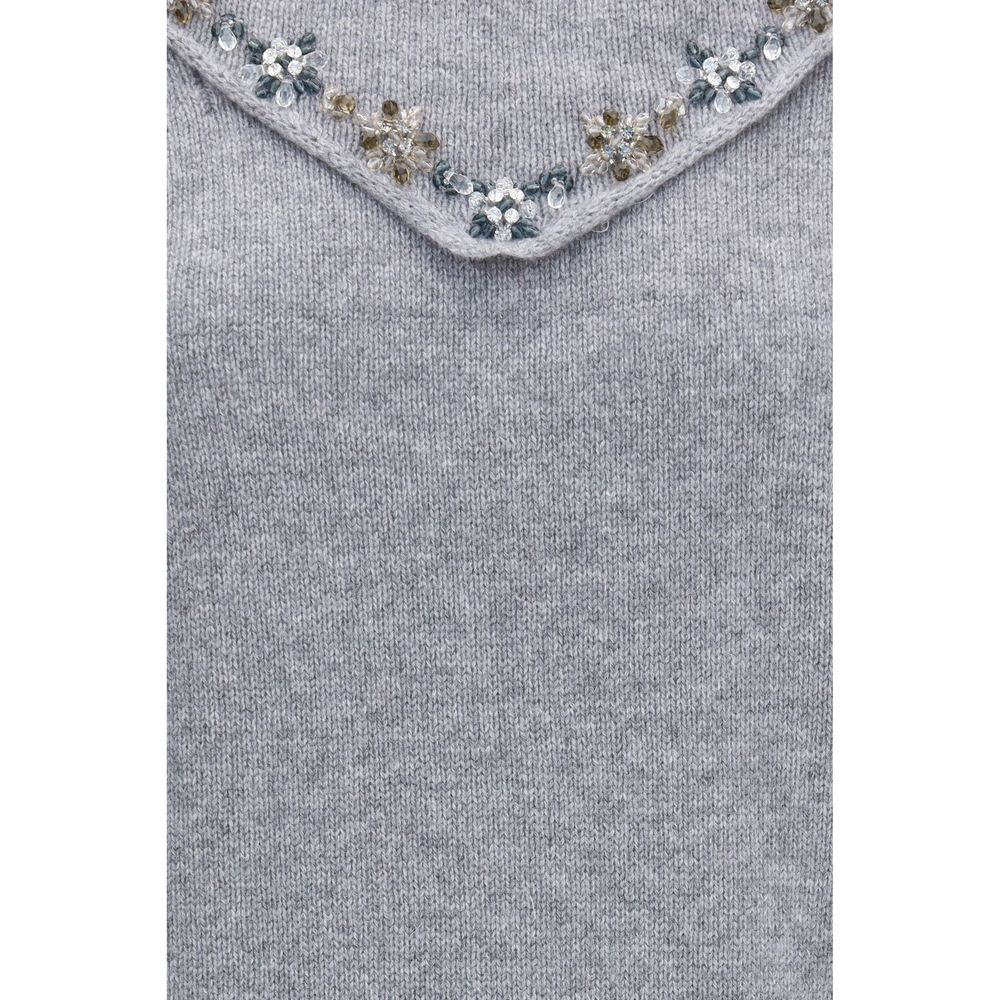 Prada Grauer Kaschmir-Pullover