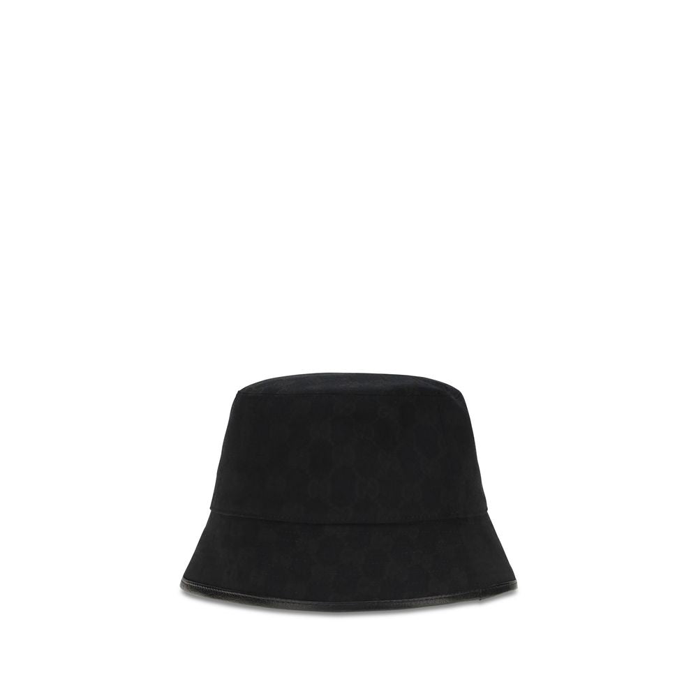 Gucci Schwarzer Eimerhut aus Polyester