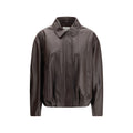 Arma Brauner Leder Bomber