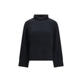 Allude Italienischer Kaschmir-Luxus-Pullover Schwarz