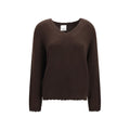 Allude Brauner Kaschmirpullover