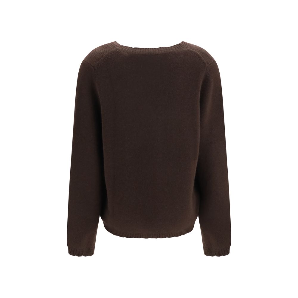Allude Brauner Kaschmirpullover