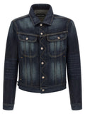 Tom Ford Blaue Jeansjacke aus Baumwolle