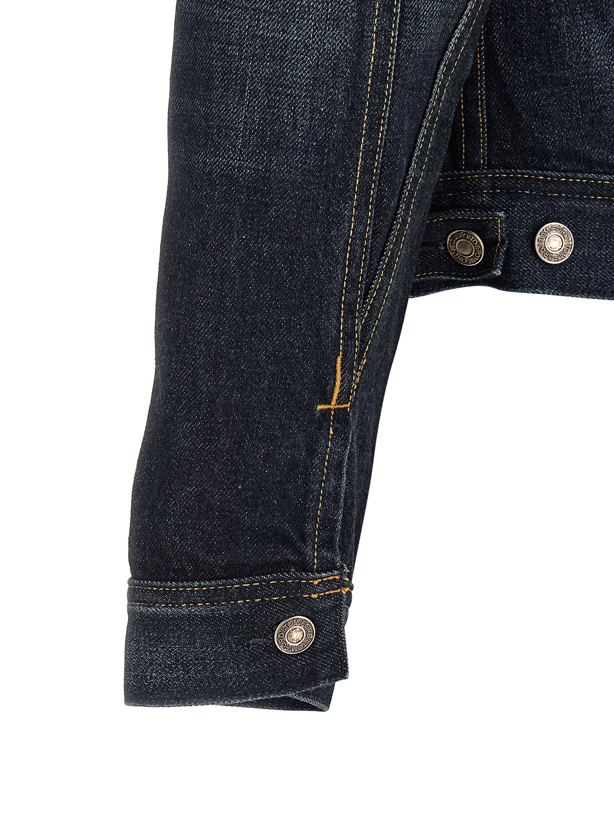 Tom Ford Blaue Jeansjacke aus Baumwolle