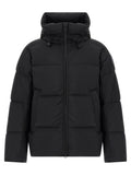 Canada Goose Schwarze Polyamid-Jacke in voller Länge