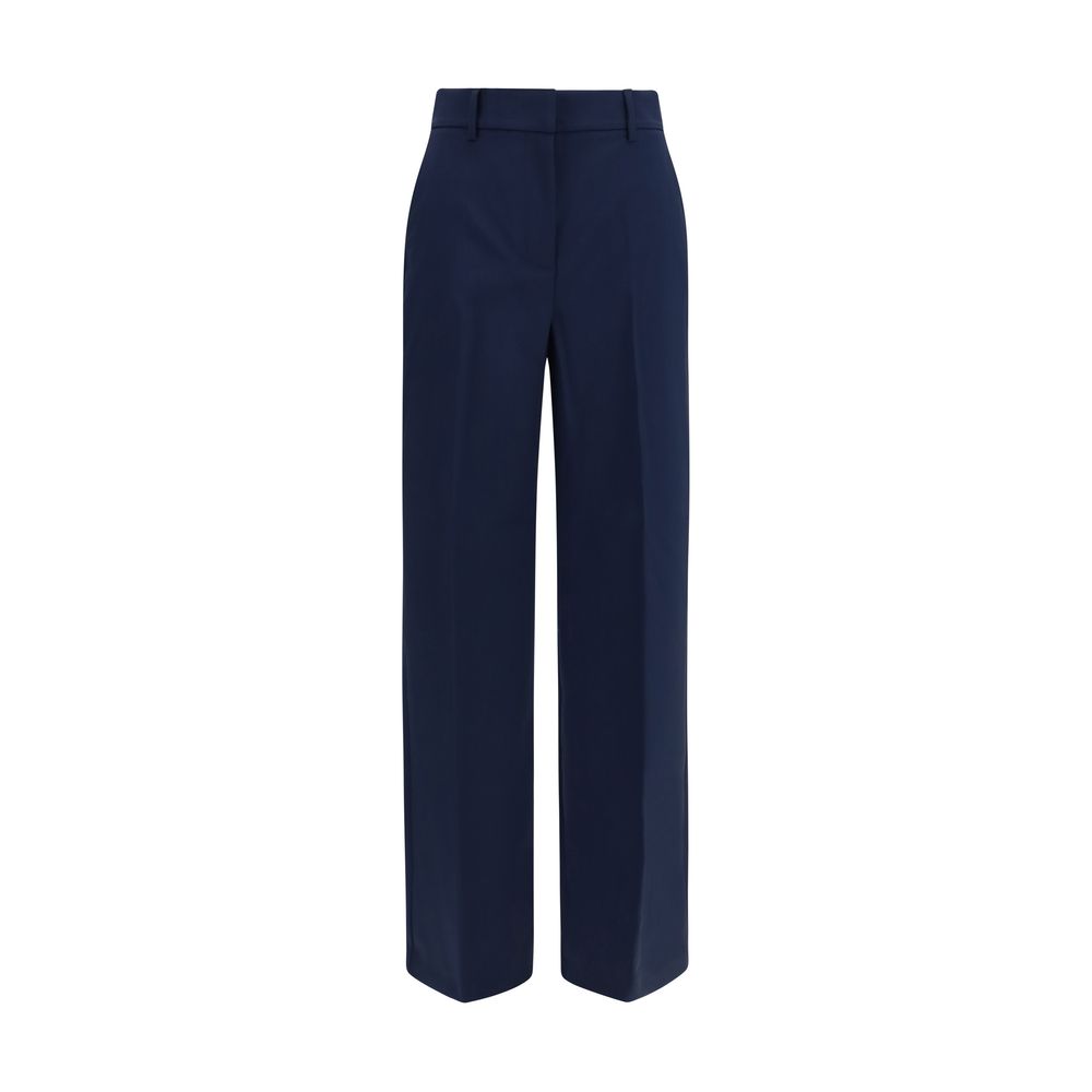 Max Mara Blaue Hose aus Wolle Oves Aries