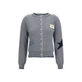 Max Mara Blauer Baumwollcardigan